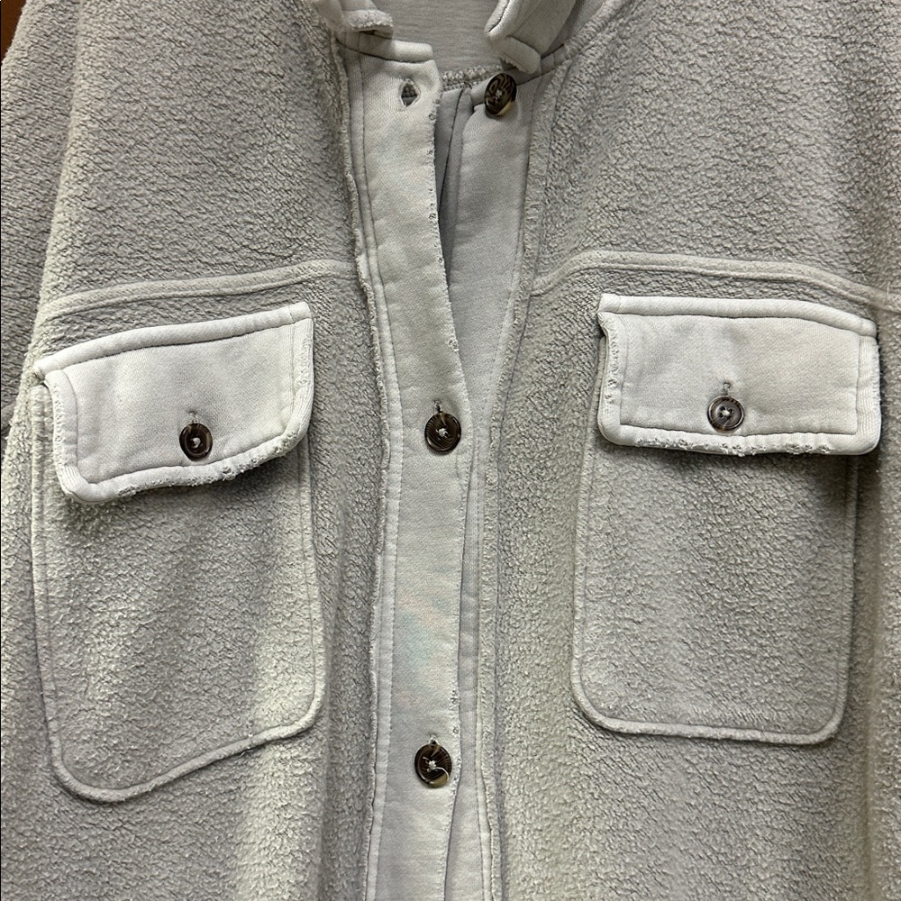 Free People Long Ruby Shacket Size Large - Picture 8 of 9